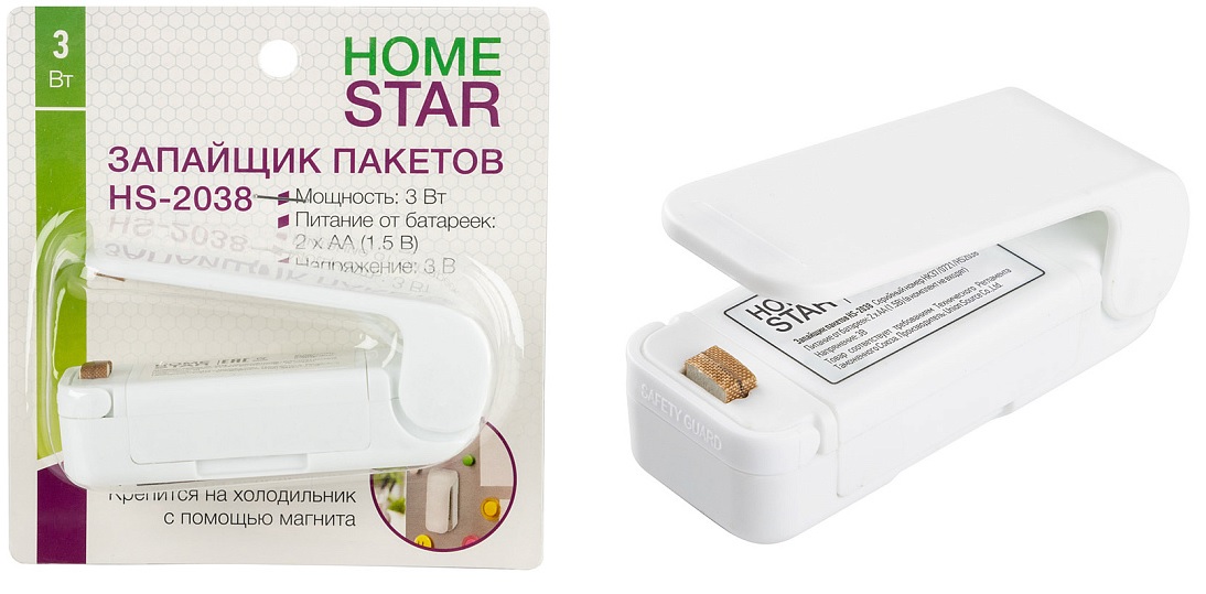 Запайщик пакетов HomeStar HS-2038 (1/200)