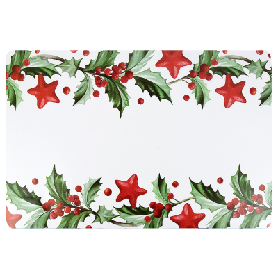 Салфетка сервировочная (плейсмат) "Happy Holidays" 43*28см (12/120)