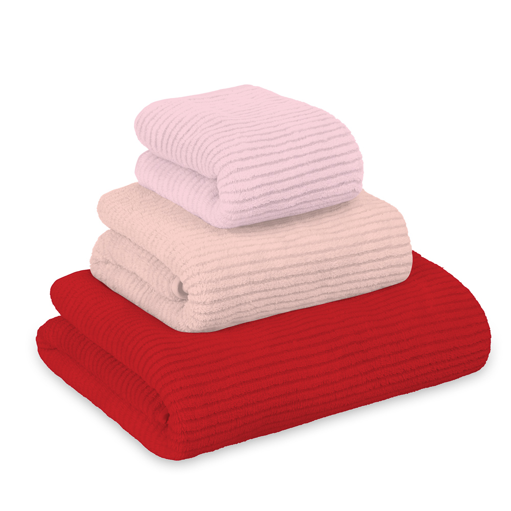 Полотенце супервпит. 30х50см, 95% полиэстер, 5% полиамид, 460 г/м2 PROVANCE Черри (4/48)