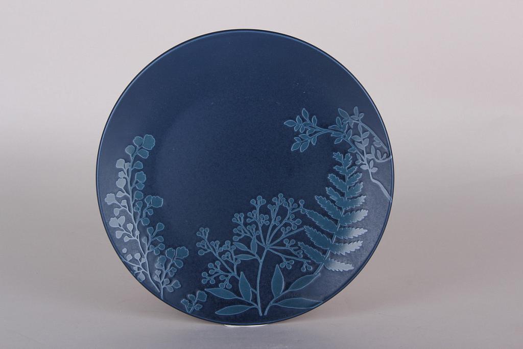 Тарелка 19см десертная Herbarium blue фарфор (6/6)