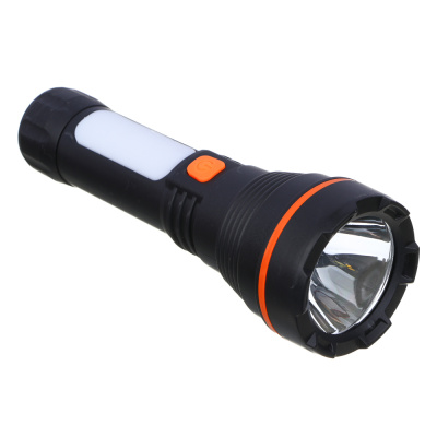 Фонарь рабочий XPE+7LED, 4 реж. 600мАч, пластик, 165х55х55мм, зарядка USB ЕРМАК(1/1)