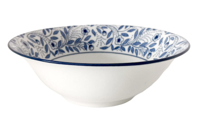 "Floral pattern"Салатник 18см 550мл (фарф) (12/12)